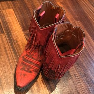 Fringe Cowboy Boots
